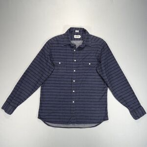 Taylor Stitch Blue Striped Casual Button Down Shirt
